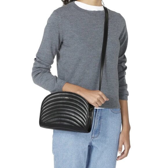 BNWT – Slightly Imperfect [A.P.C. Half Moon Embossed Bag] (#247)